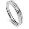 Meissa Anelli Donna Uomo Argento 925 Anelli Coppia Fidanzati Anelli Regolabili Anello Fidanzamento Fedi Nuziali Ipoallergenico Gioielli Matrimonio (Larghezza 3,8 mm)