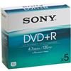 Sony Dvd+r 4.7GB DPR120 - Confezione da 5