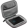 Tweozhui custodia hard disk esterno, Adatto per Samsung T7 Shield Cover SSD Esterno, Copertura protettiva antiurto e impermeabile, custodia per disco rigido portatile con fascetta per cavi, nero
