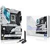 ASUS ROG STRIX Z790-A GAMING D4 Scheda Madre ATX, Intel Z790, LGA1700, DDR4, PCI 5.0, WiFi 6E (802.11ax), Intel 2.5Gb Ethernet, ROG SupremeFX 7.1, 4xM.2, 4xSATA 6GB/s, Aura Sync RGB, Nero