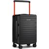 British Traveller 20'' Valigia Bagaglio a Mano Leggero da Trasportare Bagaglio da Cabina Rigido con Serratura TSA, Nero