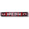 3R SPORT SRL Sciarpa Jacquard AC Milan, Sciarpa Celebrativa per la vincita della Supercoppa Italiana 24/25, prodotto ufficiale 100% acrilico, Made in Italy