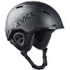 BLACK CREVICE Casco da sci Vail I Casco da sci antiurto dal design sportivo in diversi colori I Casco da sci Uomo & Donna I Casco da snowboard I Casco da sci (M, opaco nero/nero)
