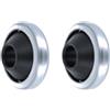 cyclingcolors 2x cuscinetto a sfere per tapparella, finestra, casa, 42x12mm