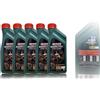 Castrol 5 LATTINE CASTROL OLIO MOTORE MAGNATEC STOP&START 5W-30 C2 BENZINA E DIESEL