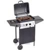 ompagrill BARBECUE A GAS GPL 4939 DOUBLE OMPAGRILL RIFLESSA PIETRA LAVICA