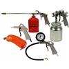 Vinco KIT 5 ACCESSORI 60605 COMPRESSORE VINCO GONFIARE SOFFIARE LAVARE VERNICIARE TUBO
