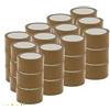 Bleker 36 ROTOLI DI NASTRO ADESIVO AVANA SCOTCH IMBALLAGGIO 48mmX66M
