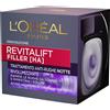 L'ORÉAL PARIS A8674202 CREMA VISO NOTTE REVITALIFT FILLER, AZIONE ANTIRUGHE RIVOLUMIZZANTE CON ACIDO IALURONICO CONCENTRATO, 50 ML