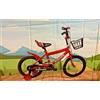 magik-bike MAGIC 16" BICICLETTA CON RUOTE GONFIABILI COLORE ROSSO B025