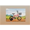 magik-bike MAGIC 16" BICICLETTA CON RUOTE GONFIABILI B042 COLORE ROSSO