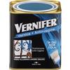 AREXONS 4893 VERNIFER | Azzurro Antichizzato, 750 ml Prodotto Verniciante, Smalto Antiruggine, Adatto a Protezione e Finitura di idi Interni ed Esterni, Gel Verniciante