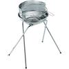 OMPAGRILL BARBECUE CARBONE 480 PRO ACCIAIO INOX 70480 GRIGLIA 44CM