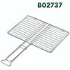 OMPAGRILL B02737 GRATICOLA PER BARBECUE SENZA PIEDI IN ACCIAIO INOX