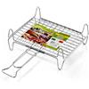 OMPAGRILL GRATICOLA PER BARBECUE A 12227 CON PIEDI IN ACCIAIO INOX