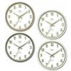 virtime OROLOGIO DA PARETE ABS TONDO DIAMETRO 30 CM SFONDO BIANCO VIRTIME 1909/71