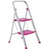 framar SGABELLO IN ACCIAIO SLIMMY 2 GRADINI 100 KG FRAMAR FR137 ANTISCIVOLO