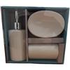 virtime SET CERAMICA PORTASAPONE BIANCO 3 PEZZI MODELLO CLASSIC VIRTIME