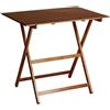 ITALIADOC PRINCE TAVOLO PIEGHEVOLE IN LEGNO 60X80 COLORE NOCE IT223/12