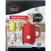DCG WK6260R BOLLITORE CON MANOMETRO 1,7 LITRI COLORE ROSSO