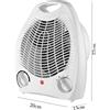 TERMOVENTILATORE (CALDOBAGNO ) 2000W COD FH-A01 SCALDINO