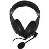 LINK CUFFIA AUDIO CON MICROFONO ORIENTALE CONNETTORE NERO 2X3.5MM