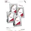 virtime PORTA FOTO (1) COLOR ARGENTO INOSSIDABILE 7X10 CM VIRTIME