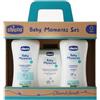 CHICCO 106190 BABY MOMENTS COFANETTO BAGNO CORPO + SHAMPOO+ ACQUA DI COLONIA 0+MESI