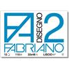 FABRIANO F2 ALBUM DA DISEGNO, FORMATO 24 X 33 CM, FOGLI LISCI, 20 FOGLI