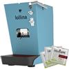 LOLLINA MACCHINA DEL CAFFE' ESPRESSO TURCHESE + 40 CIALDE MISCELA OMAGGIO