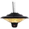DCG SA9315 LAMPADA ELETTRICA AL CARBONIO DA ESTERNO NERO 1500W