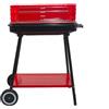 DGBAVARIA BARBECUE 484001 RETTANGOLARE CON IANO INFERIORE + RUOTE 61.5X12X40CM