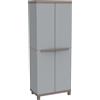 TERRY C-RATTAN 2680 ARMADIO DA ESTERNO INTERNO A 2 ANTE + 3 PIANI INTERNI IN PLASTICA 68X39X170CM