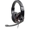 TECHMADE MHS-001 HEADSET GEMBIRD STEREO SCHWARZ CUFFIE CON MISCOFONO