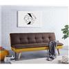 cribel DIVANO LETTO CRIBEL MUFFIN 3 POSTI SENAPE/BROWN 180x80x74 cm
