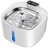 TOPPLEE Fontanella per Gatti senza Fili, 3.2L 4000mAh Fontanella Gatto con Sensore di Movimento, 3 Modalità di Funzionamento Fontanella Gatti, Ultra Silenziosa Fontana per Gatti Ricaricabile - Bianco