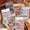 Veszoen 800 Pezzi Scrapbooking Adesivi 36 Pagine Frasi Adesivi Stickers Bullet Journal Stickers Scrapbooking per Scrapbooking Fai da Te Materiale Scrapbook Carta di Sfondo carta decorativa