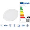 OPTONICA Potenza 6W, CONFEZIONE 1 *** Optonica mini pannello led rotondo sottile retroilluminati bianco 6000k