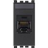 VIMAR Colore Grigio, CONFEZIONE 1 *** Presa rj45 con connettore panduit cat5e utp mini-com serie vimar arkè 19340.1