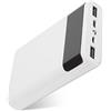Akozon Scatola Caricabatteria, KA4 ABS di Alta qualità 4 X Portatile Fai-da-te Normale Power Bank Universale 4x18650 Power Banks Saldatura Kit Custodia Mobile per Banca di