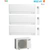 Mitsubishi Electric Climatizzatore Condizionatore Mitsubishi Electric Trial Split Inverter Linea Plus serie MSZ-AY 9+9+15 btu con MXZ-3F54VF Wi-Fi Integrato R-32 9000+9000+15000 A+++