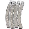 Lurrose 4 Pz Coda Di Cavallo Con Clip Ad Artiglio Fermagli Per Con Strass Artiglio Per in Metallo Fermagli Per Sottili Mollette Di Strass Per Le Mancare Banana Cristallo