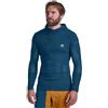 Ortovox Merino Thermovent Hoody Felpa con Cappuccio, Blu Petrolio, XXL Uomo