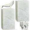 Sasylvia 2 pezzi da 12,7 x 7,6 x 7,6 cm, scultura in pietra ollare per intagliare il blocco, kit per incisione di sigilli in pietra, set per intaglio in pietra per bambini e adulti