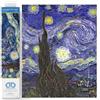 DIAMOND DOTZ Notte (Van Gogh) Stelle stellate notturne, Scintillanti, Fai da Te, Circa 50,8 x 40,6 cm, Pittura con Diamanti, Nuova e Creativa, Multicolore, 40.6 x 50.8 cm