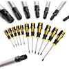 CCLIFE Set Cacciaviti Torx professionali precisione T6-T40 magnetici,11 Pezzi Con foro