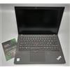 LENOVO T480S THINKPAD i5-8250 8GB RAM 256GB SSD 14" FULL HD RICONDIZIONATO