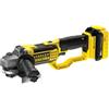 Stanley FMC761M2-QW Smerigliatrice Angolare Con 2 Batterie 4Ah e Valigetta, 18 V