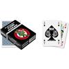 Dal Negro NTP- Italia Carte Poker Long Life PVC-Mazzo Blu, Colore, Nero, Large, 00029