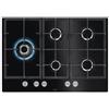 AEG - Hkb75820nb Piano Cottura Da Incasso 75cm 5 Fuochi A Gas Speed Burner Griglie In Ghisa Colore Nero - Promo